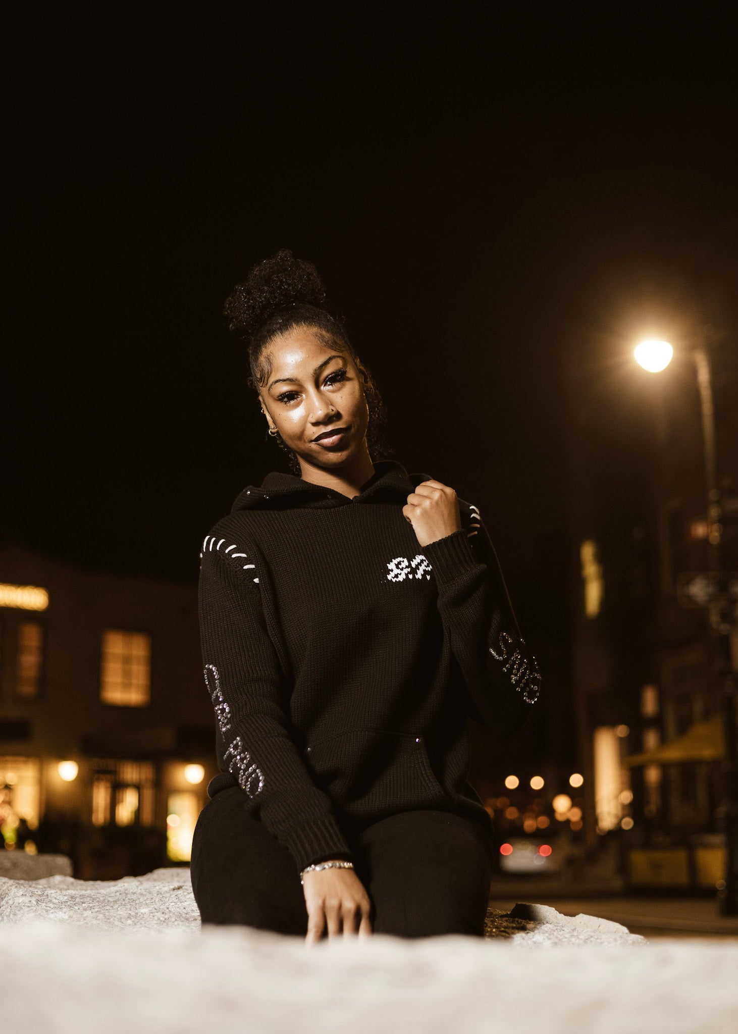 SPY Black Knitted Pullover