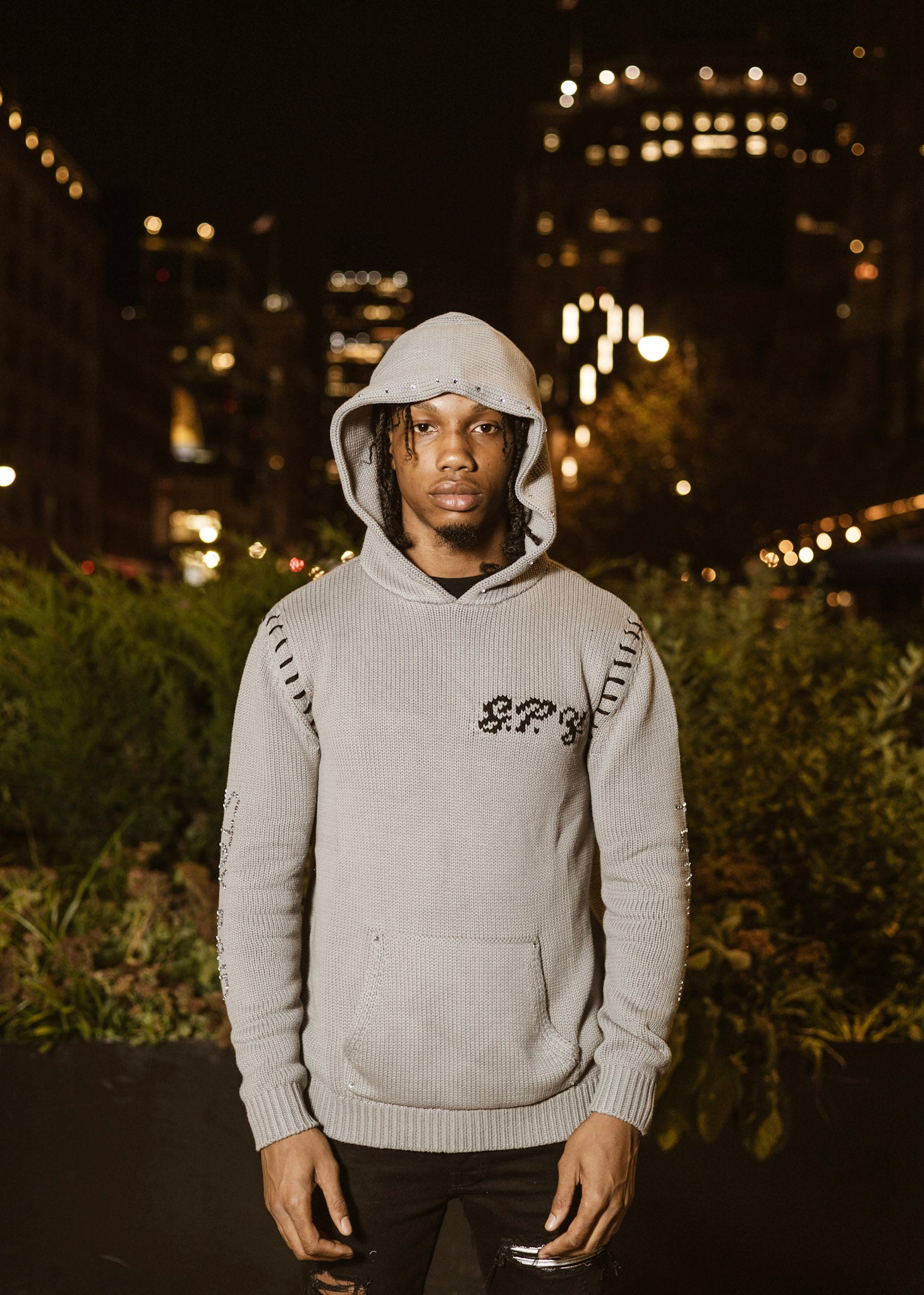 SPY Grey Knitted Pullover
