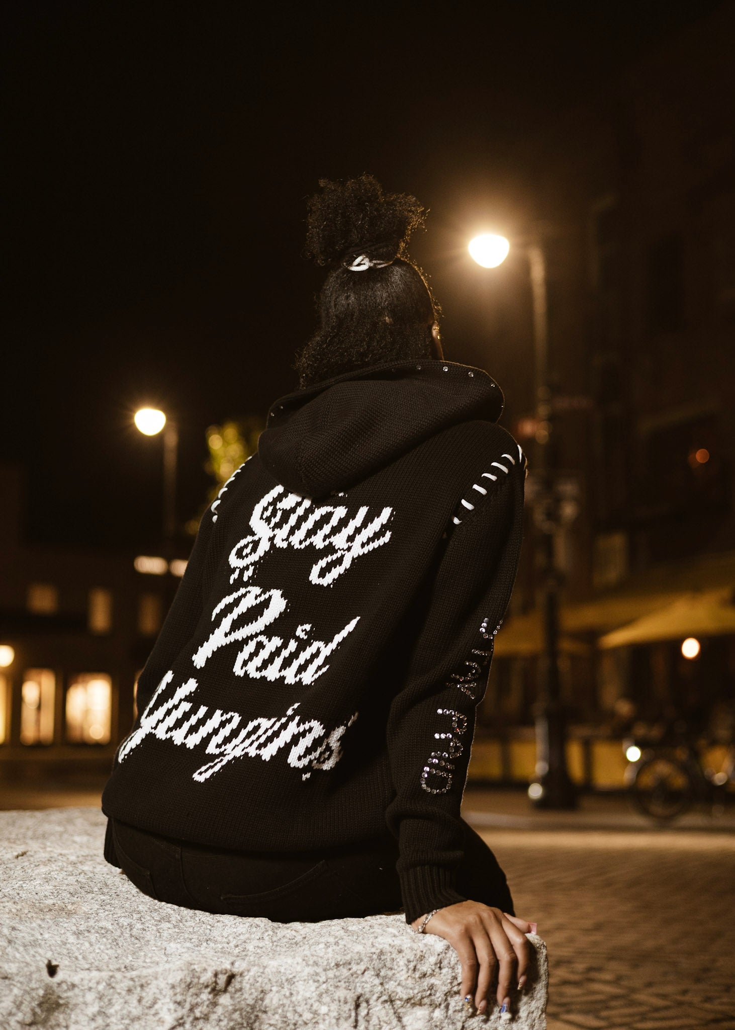 SPY Black Knitted Pullover