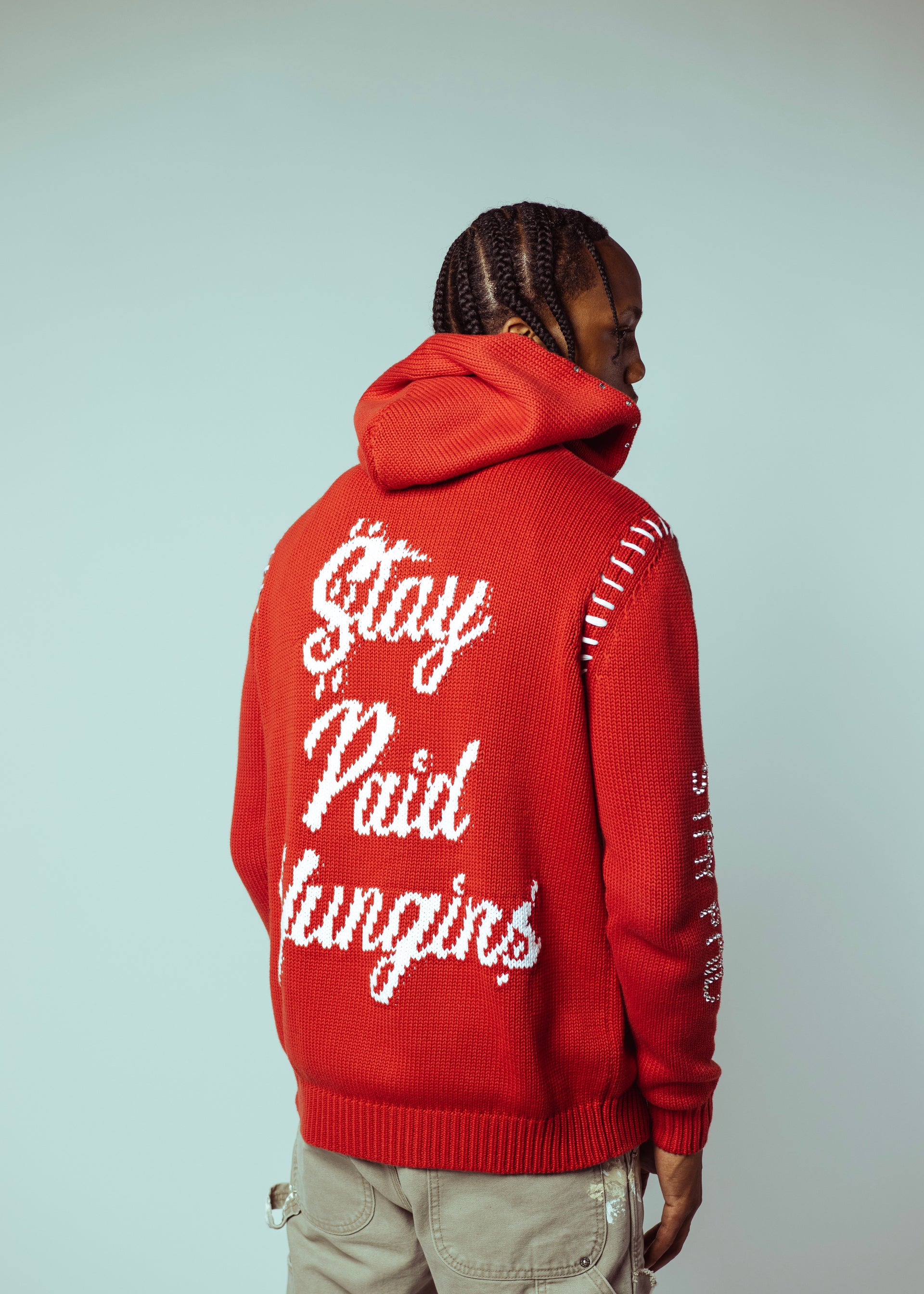 SPY Red Knitted Pullover