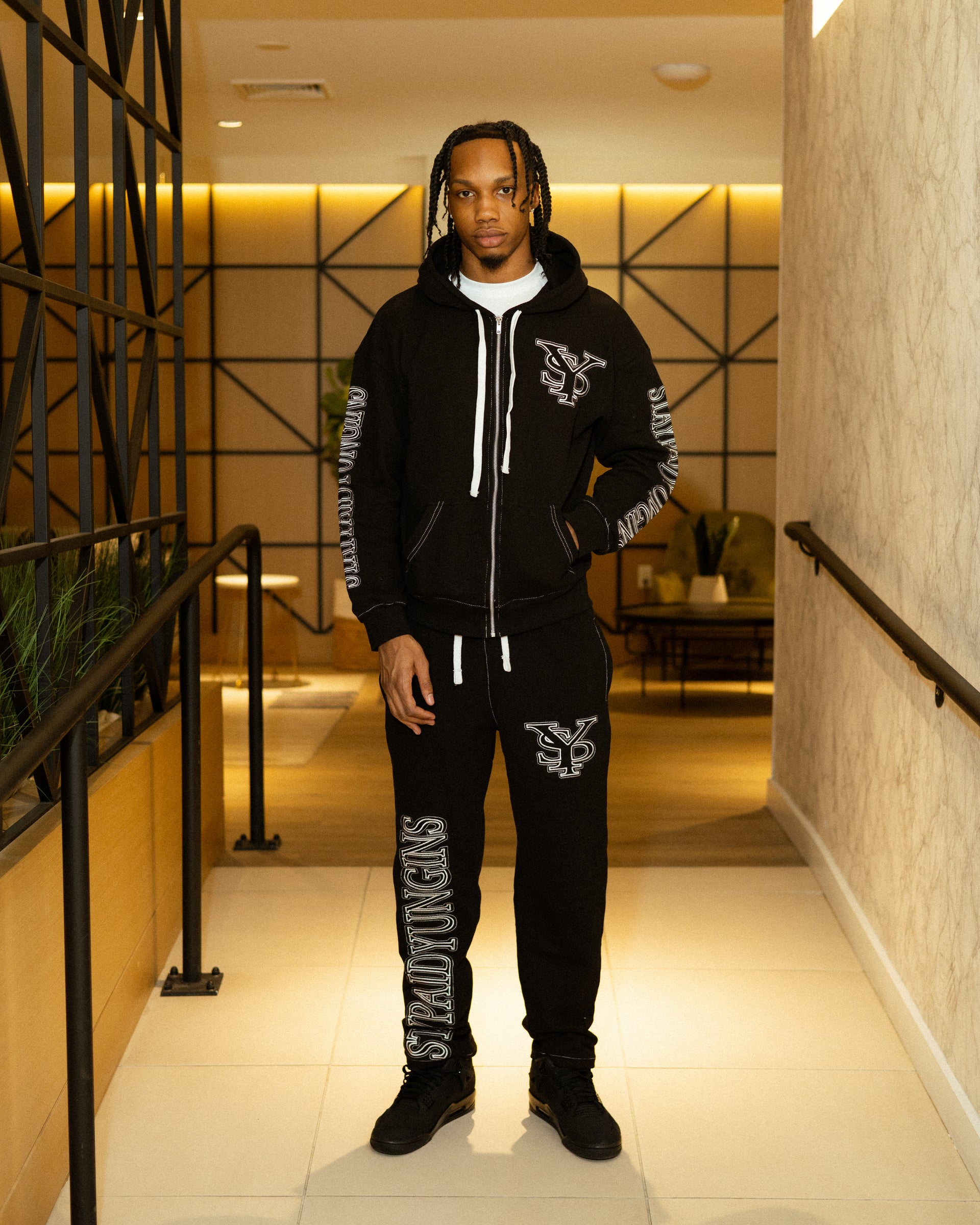 BLACK SPY THERMAL SWEATSUITS