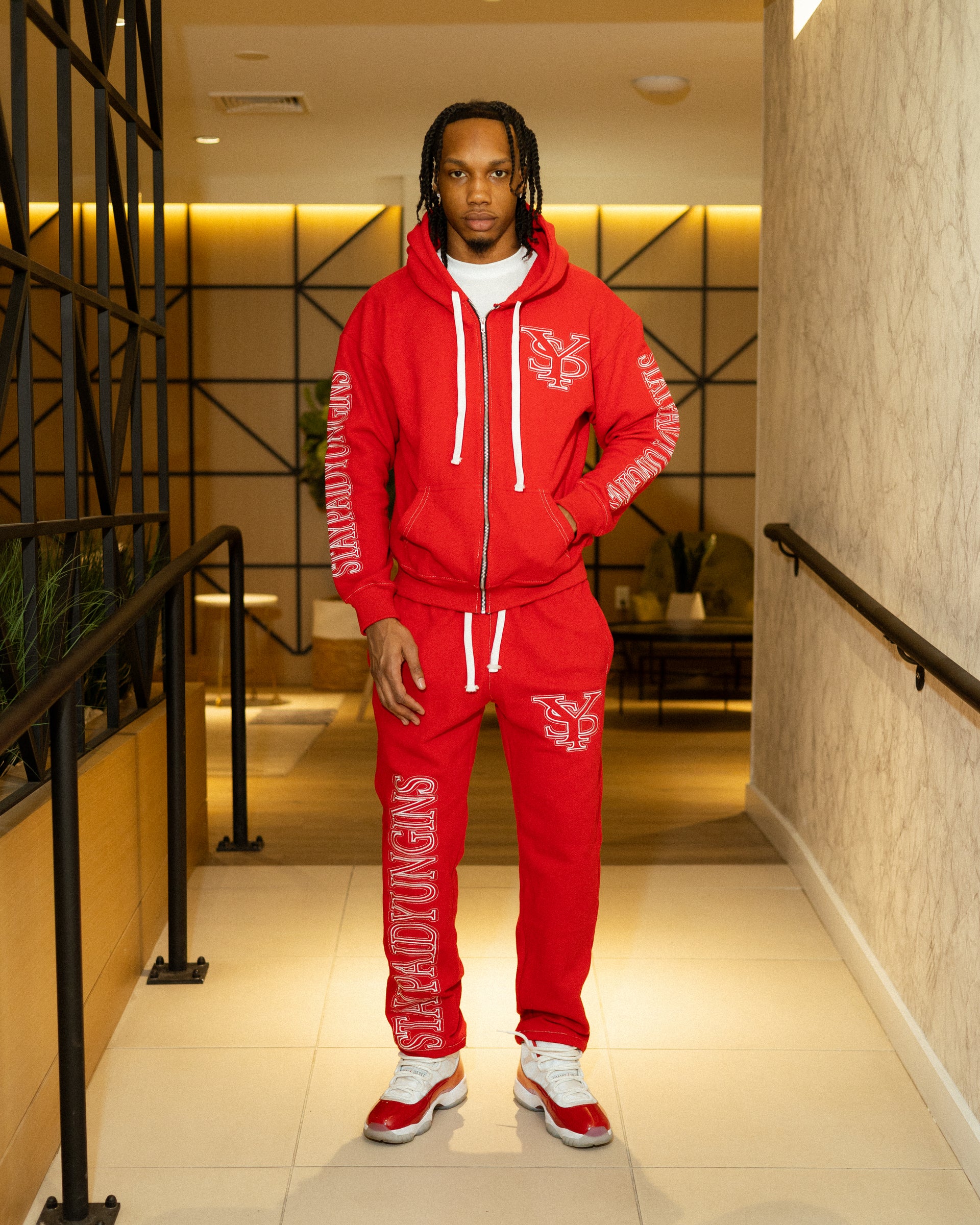 RED SPY THERMAL SWEATSUIT