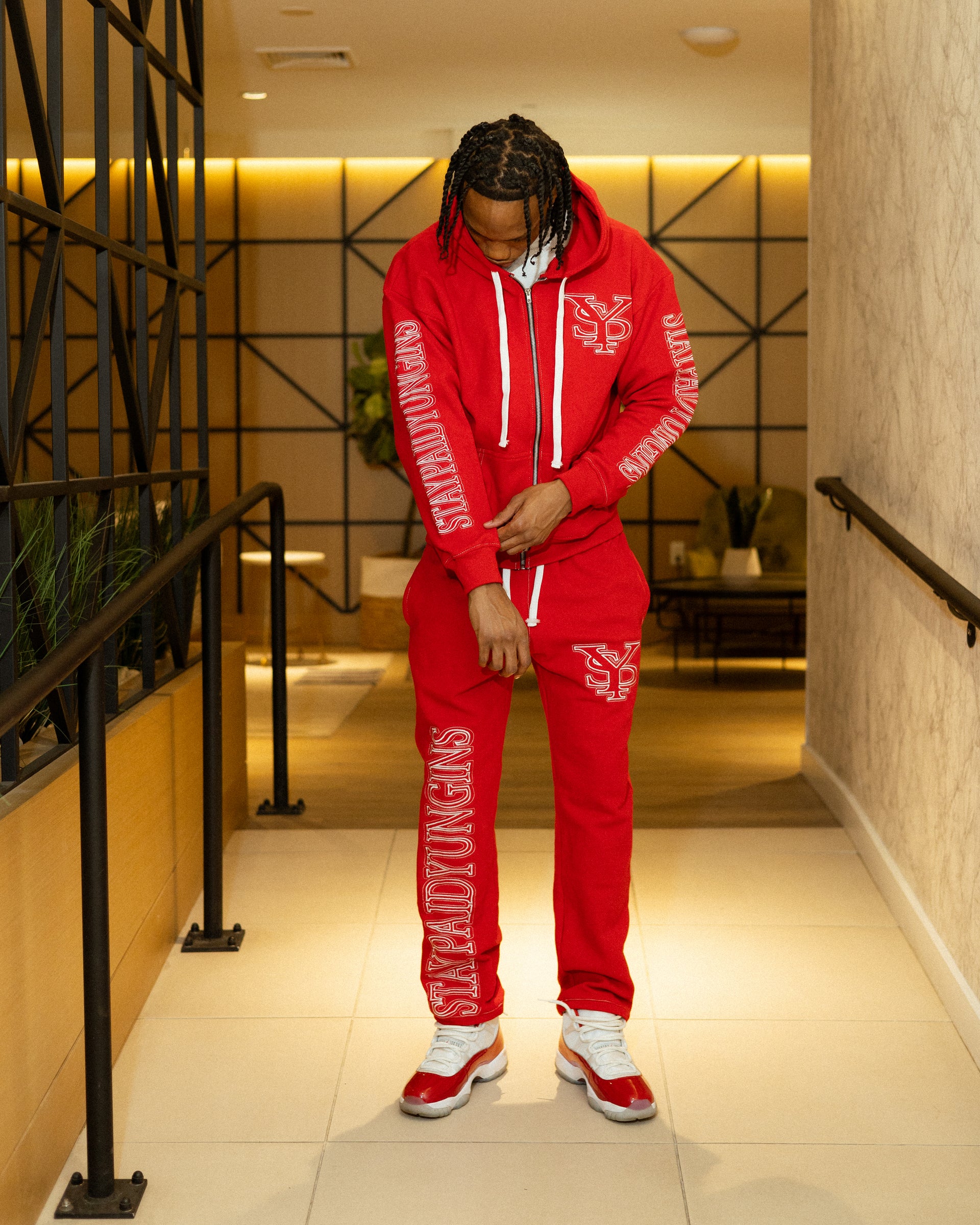 RED SPY THERMAL SWEATSUIT